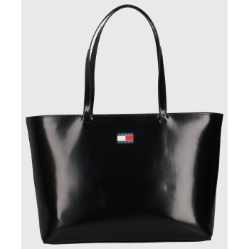 tommy jeans tjw must tote aw0aw18069-bds black
