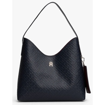 tommy hilfiger th icon shoulder bag mono aw0aw18141-dw6
