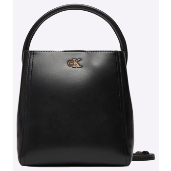 calvin klein jeans ck bucket with strap lv04f3174g-yiq black