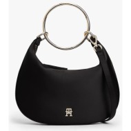 tommy hilfiger th bright bracelet hobo satin aw0aw18236-bds black