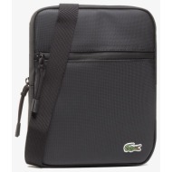 lacoste τσαντα m flat crossover bag 3nh3308lv-p00 black