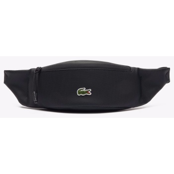 lacoste τσαντα waistbag 3nh3317lv-p00 black