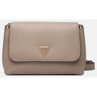 guess meridian ii flap crossbody τσαντα γυναικειο hwbg6974200-drt biege