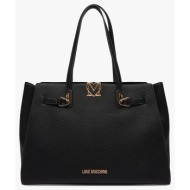 love moschino τσαντα jc4124pp1olm0-000 black
