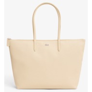 lacoste τσαντα shopping bag 3nf1888pk-t33 cream