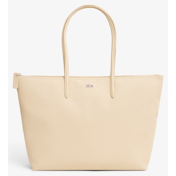 lacoste τσαντα shopping bag 3nf1888pk-t33 cream