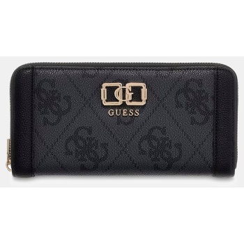 guess karnilla logo slg lrg zip arnd πορτοφολι γυναικειο