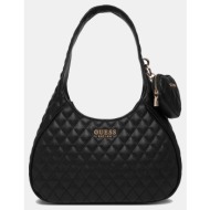 guess atabey hobo τσαντα γυναικειο hwqg9894010-bla black