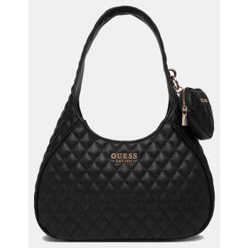 guess atabey hobo τσαντα γυναικειο hwqg9894010-bla black