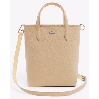 lacoste τσαντα shopping bag 3nf4929aa-t36 biege