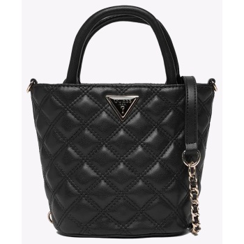 guess giully ii mini tote τσαντα γυναικειο hwqg9673760-bla