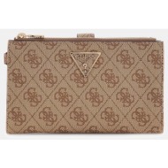 guess laurel ii slg dbl zip orgnzr αξεσουαρ γυναικειο swsg7459157-ltl sandybrown