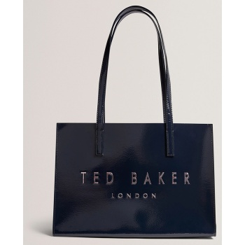 ted baker camiyla elongated printed crinkle icon bag