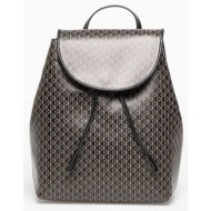 calvin klein jeans aop flap backpack lv04f3271g-2xa jetblack