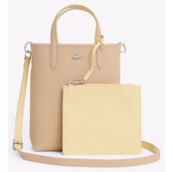 lacoste τσαντα vertical shopping bag 3nf2991aa-t36 biege