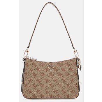 guess eco erica top zip shoulder bag τσαντα γυναικειο