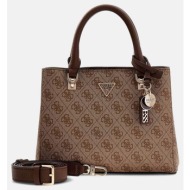 guess noelle ii sml multi comp stchl τσαντα γυναικειο hwbg9672050-lgw biege