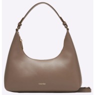 calvin klein jeans foil logo shoulder bag lv04f3272g-vfu moccasin