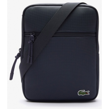 lacoste τσαντα m flat crossover bag 3nh3308lv-p88 darkblue