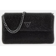 guess ακυρο zalina flap clutch τσαντα γυναικειο hwrb9350700-bla black