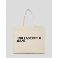 karl lagerfeld jeans klj ew logo shopper a1w50002-106 biege