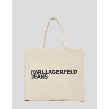 karl lagerfeld jeans klj ew logo shopper a1w50002-106 biege