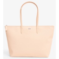 lacoste τσαντα shopping bag 3nf1888pk-t27 lightcoral