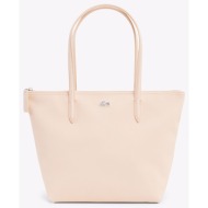 lacoste τσαντα shopping bag 3nf2037pk-t27 cream