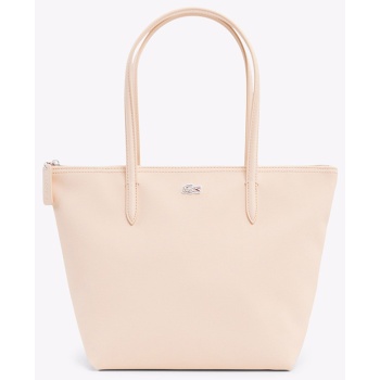 lacoste τσαντα shopping bag 3nf2037pk-t27 cream