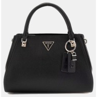 guess noelle ii luxury satchel τσαντα γυναικειο hwzg9672070-bla black