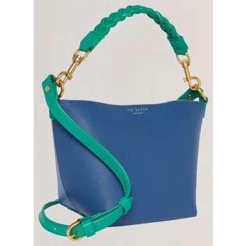 ted baker wynola woven handle colourblock small bag