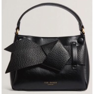 ted baker ssansa knot bow mini top handle bag 282343-black black