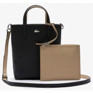 lacoste τσαντα vertical shopping bag 3nf2991aa-a91 jetblack
