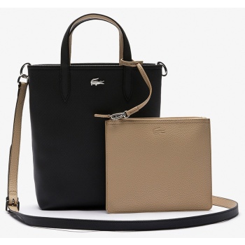 lacoste τσαντα vertical shopping bag 3nf2991aa-a91 jetblack