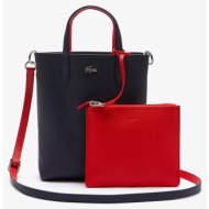 lacoste τσαντα vertical shopping bag 3nf2991aa-b50 darkred