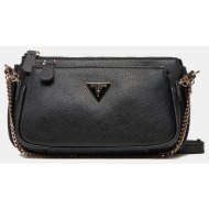 guess noelle ii dbl pouch crossbody τσαντα γυναικειο hwzg9672710-bla black