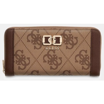 guess karnilla logo slg lrg zip arnd πορτοφολι γυναικειο