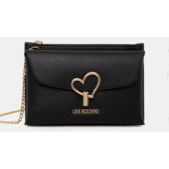 love moschino τσαντα jc4139pp1olq0-000 black