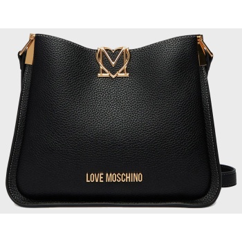 love moschino τσαντα jc4127pp1olm0-000 black