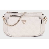 guess noelle ii dbl pouch crossbody τσαντα γυναικειο hwbg9672710-dko mixed