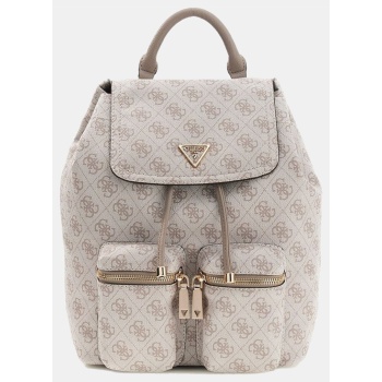 guess manhattan ii flap backpack τσαντα γυναικειο