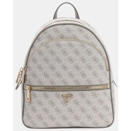 guess manhattan ii large backpack τσαντα γυναικειο hwsg7118330-dko ecru