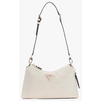 guess cresidia ii top zip shldr bag τσαντα γυναικειο