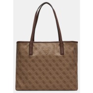 guess victtoria 2 in 1 tote τσαντα γυναικειο hwesg951428-lgw brown
