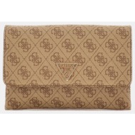 guess noelle ii xbody flap organizer τσαντα γυναικειο hwbg9672750-lgw sandybrown