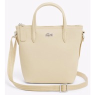 lacoste τσαντα crossover bag 3nf2609pk-t33 biege