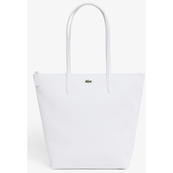 lacoste τσαντα shopping bag 3nf1890pk-001 white