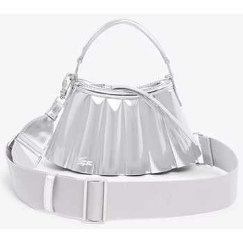 lacoste τσαντα crossover bag 3nu5327dx-t10 metallicsilver
