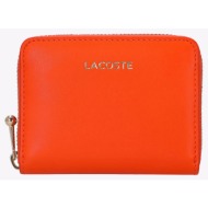 lacoste πορτοφολι money pieces 3nf5178au-t40 orange