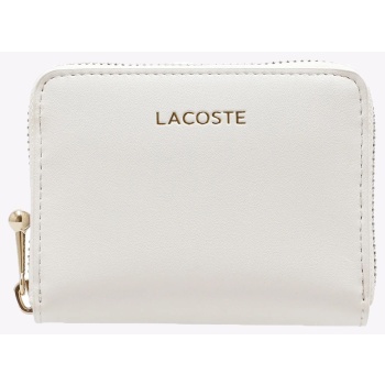 lacoste πορτοφολι money pieces 3nf5178au-a56 ecru